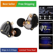 KZ ZS10 Pro, 4BA 1DD 5 Driver in Ear Monitor, HiFi Wired Earbuds, Gaming Earb...