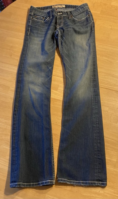 BKE Denim Jeans Womens 28x33.5 Dark Blue Stella Bootcut Stretch