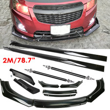 For Chevrolet Cruze Front Bumper Lip Chin Spoiler Splitter Side Skirt Body