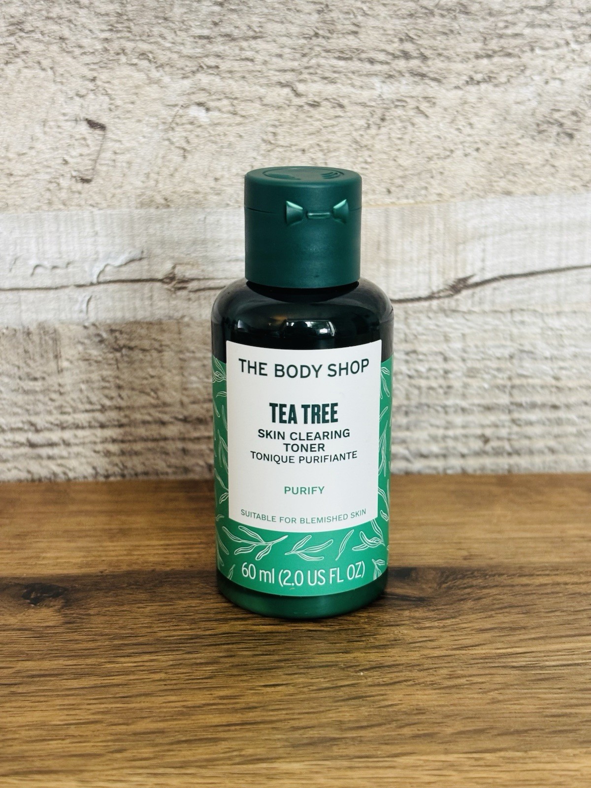 The Body Shop Tea Tree Skin Clearing Facial Toner 60ml Travel Size Purifying