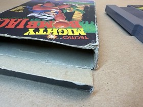 Mighty Bomb Jack (Nintendo NES) Caja, Manual, Solo Juego | *Tiene Ropa Cosm&eacute;tica*