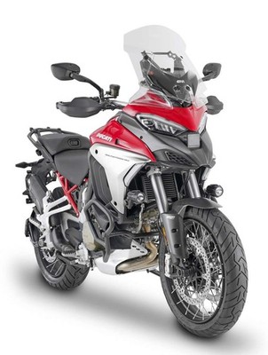 GIVI Windshield Clear, 500mm High, 380mm Wide for Ducati Multistrada V4
