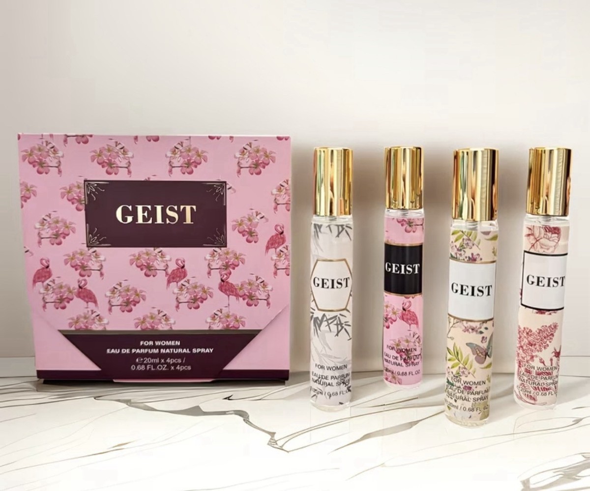 MYSTICAL Perfume Collection, 4-Piece Gift Set, Geist,Natural Spray