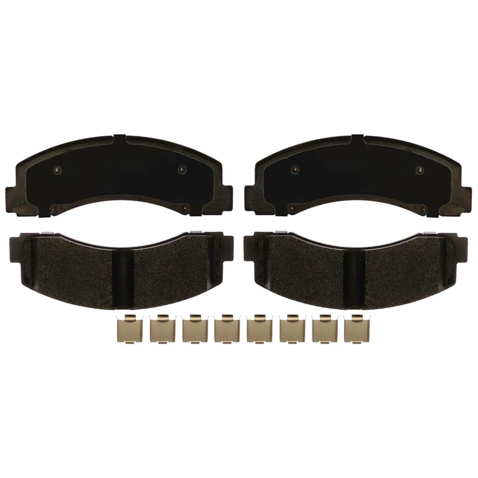 Rotores de freno delanteros + pastillas de freno de cerámica y herrajes para Ford Expedition 2018-2019 Foto 2 de 4