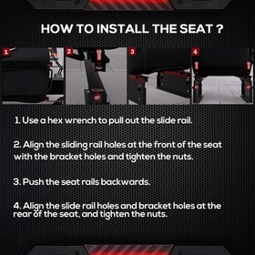 Supllueer Racing Simulator Cockpit With Seat & Monitor Stand Fits Logitech G29