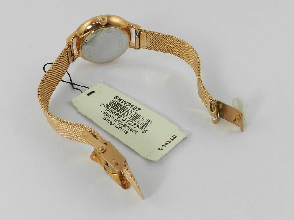 Skagen Women's Anita Quartz Three Hand Rose Gold-Tone Stainless Steel Watch - Image 3 of 4