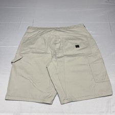 Vintage Polo Jeans Carpenter Shorts Mens 38 Beige Surplus Baggy Skater Y2K
