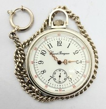 Reloj Bolsillo Girard Perregaux 17 Joyas 37/100 Limitado Plata de Ley 925