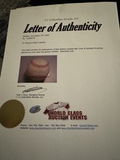 Bob Gibson Cards, Rookie Card and Autographed Memorabilia Guide 43