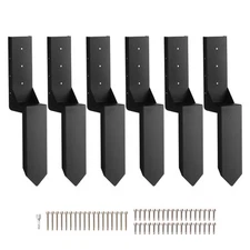 Fence Post Anchor Repair Kit 6 Pack Inner 3.5” x3.5” Support Stakes Repair