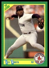 1990 Score Lee Smith Boston Red Sox #37