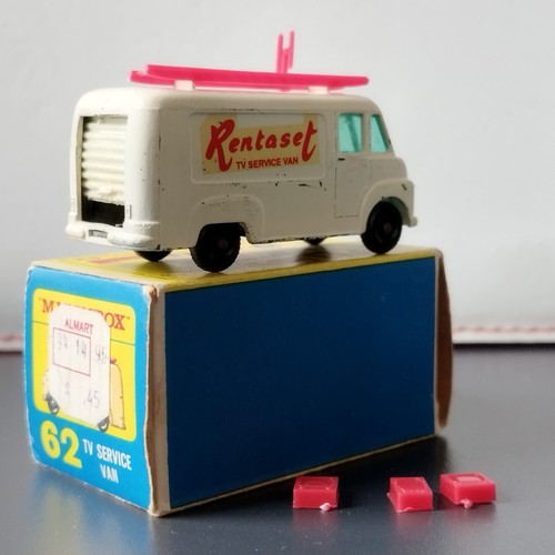 MATCHBOX 1-75 Series Regular Wheels no 62. T.V.Service Van. From 1963 - Picture 10 of 11