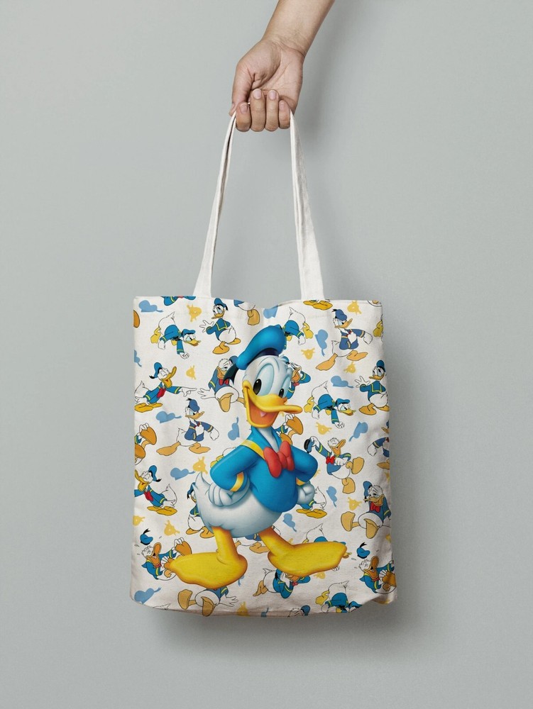 Donald Duck Tote Bag Funny Handbag Shoulder Bag Gift for Fans