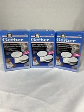 Lot Of 3 GERBER Super Absorbent Disposable Nursing Pads  Soft To The Skin NIB