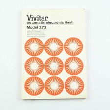 Vivitar Auto Flash Model 273 Manual - Vintage Guide Instructions