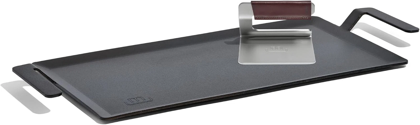 Swedish Carbon Steel Griddle & Grill Press - Induction Compatible Cookware