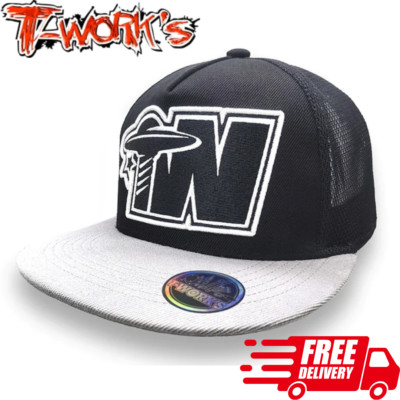 T-Work's RC Car Trucker Hat Team Flat Bill Snapback Truck Racing Nitro Brushless