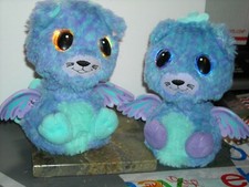 2 hatchimals spin master purple turquoise working