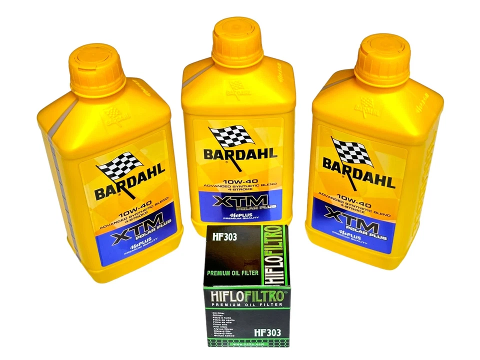 Kit Mantenimiento Aceite 3L Bardahl XTM 10W40 + Filtro KAWASAKI ER6-N (2012-2016) Foto 2 de 4