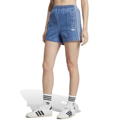 adidas WMNS Adicolor Firebird Denim Short Pant JD2562 INDIGO Size L NEW JAPAN