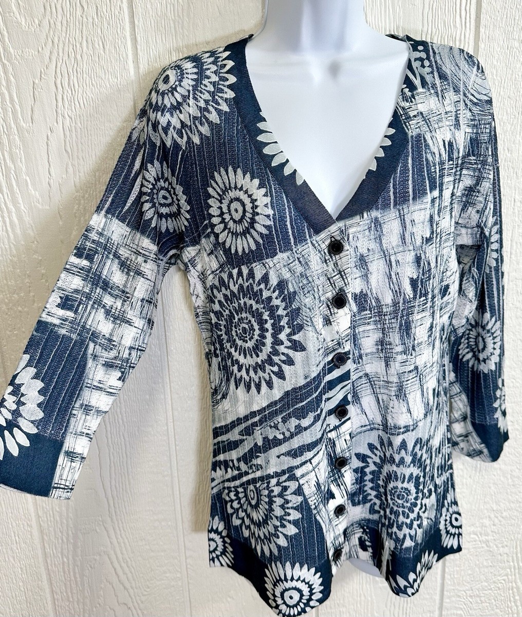 CHRISTOPHER BANKS lightweight sweater cardigan Size SMALL