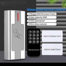 Metal Keypad 3000 User RFID Card Reader Wiegand Controler Access Control System