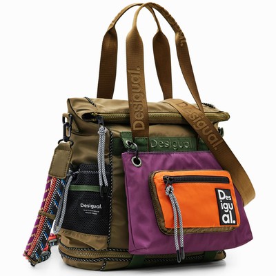 Desigual Rucksack/Tasche 2in1 Modularis Stavanger Khaki