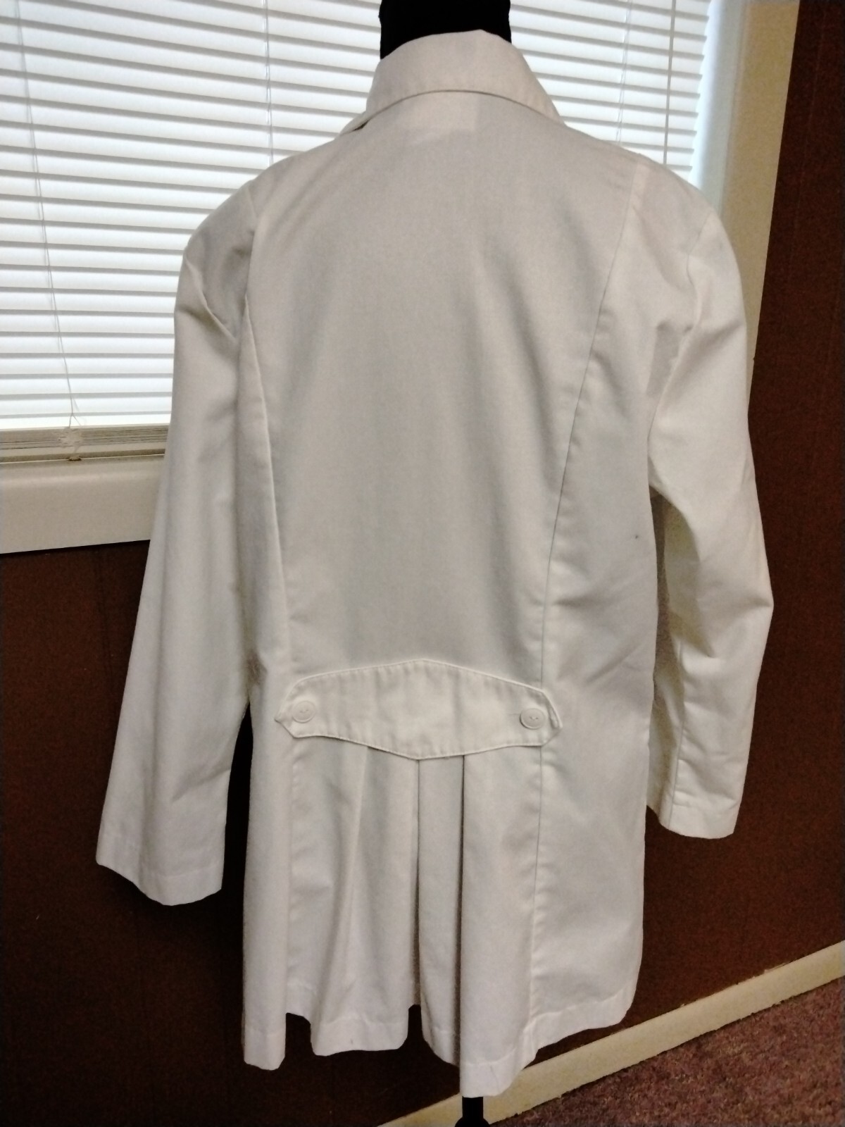 Peaches Uniforms White Lab Coat Unisex?, Size 14, lon… Gem