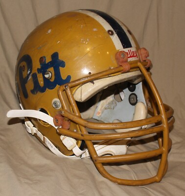 1981 GAME-USED PITT PANTHER, KELLEY CLEAR SHELL, #87, FOOTBALL HELMET!  WOW-RARE! | eBay
