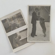 Antique RPPC Real Photograph Postcard Pair (2...
