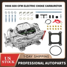 For Edelbrock 9906 600 Cfm Reman Electric Choke Carburetor 4-barrel