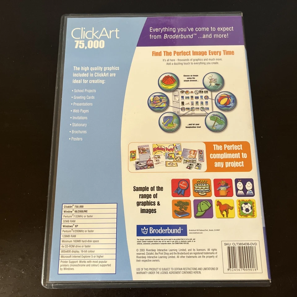 Click Art 75,000 Broderbund PC CDROM - Image 2 of 4