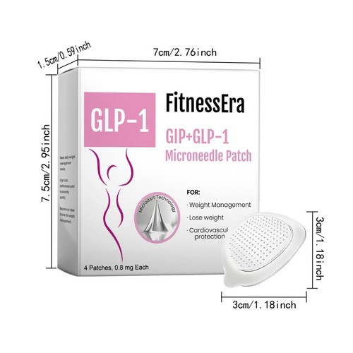 1-4x Nano Microneedle Patch SMGT-GLP-1 Patch For Weight Loss &Young Skin Texture - Picture 10 of 15