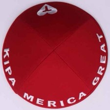 TRUMP KIPA MERICA GREAT kippah Jewish yarmulke MAKE AMERICA GREAT AGAIN MAGA AI
