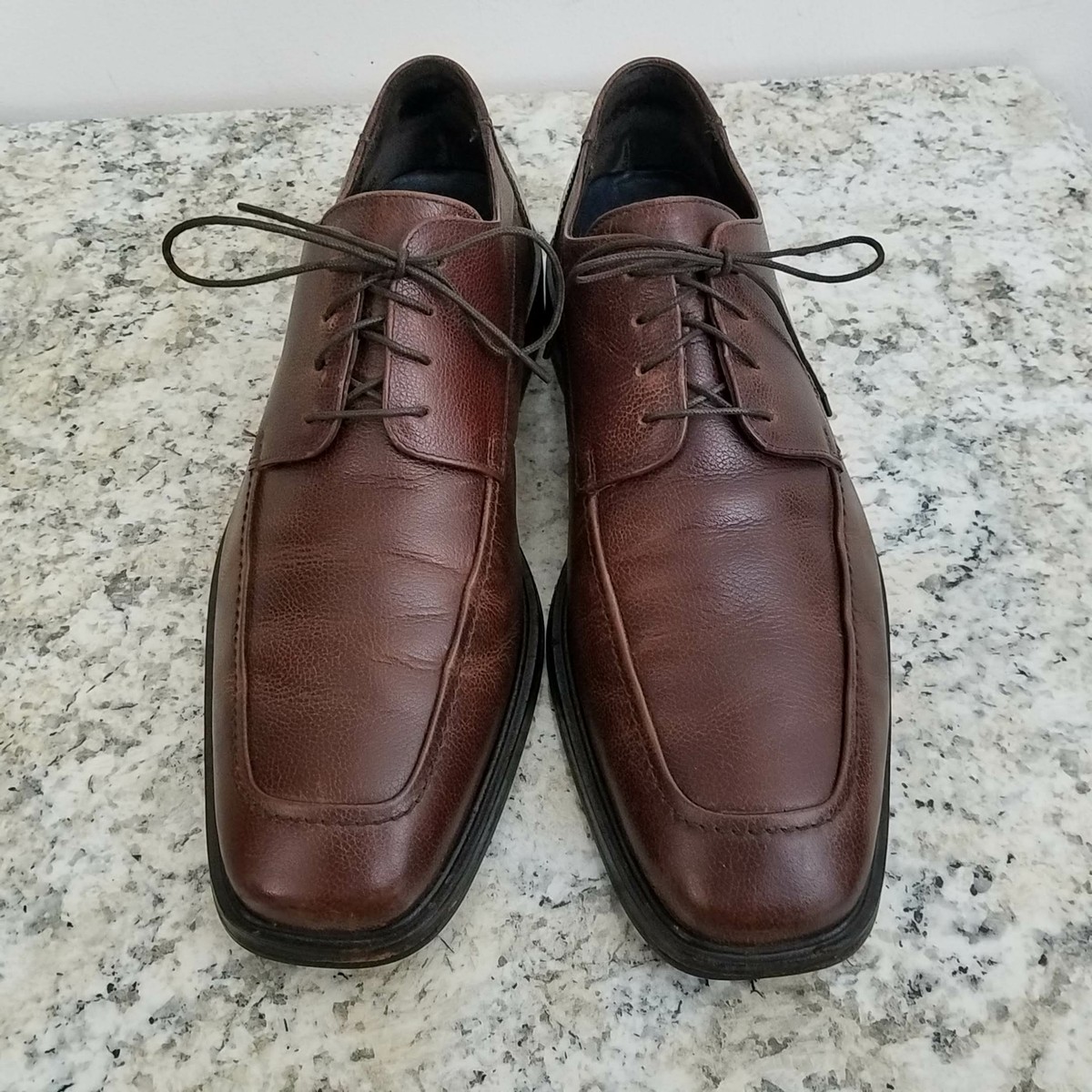 Cole Haan Waterproof Mens Shoes 10 Brown Leather Lace Up  display picture 1