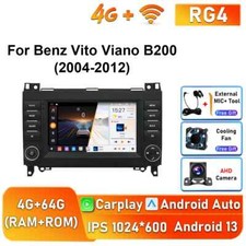For Mercedes Benz Viano Vito B200 CarPlay Android Car Stereo Radio Player Screen