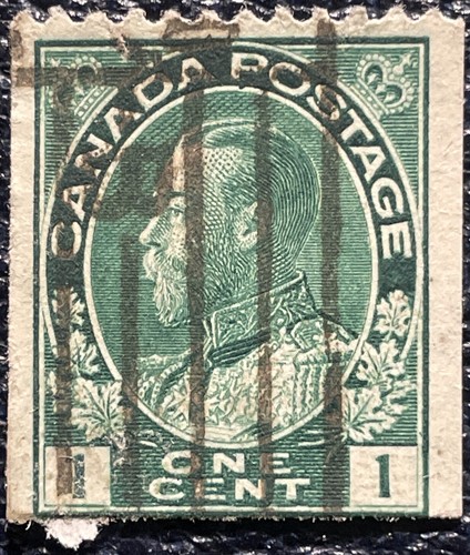 1915-24 Canada 1c Coil KGV | Sc #131 SG #216 | Used - Picture 2 of 3