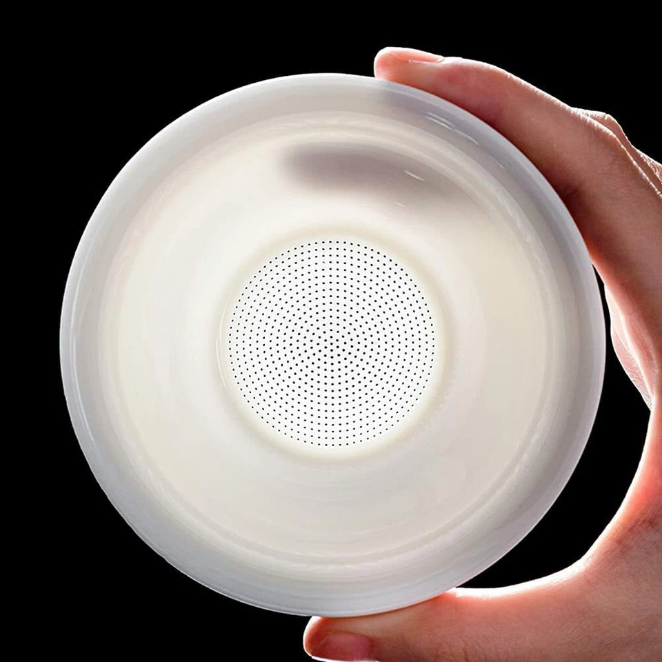 Chinese Traditional Ceramic Tea Strainer Filter Gongfu Teapot Cup Tea Set Decor - Image 3 of 4