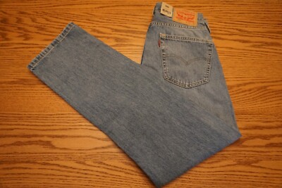 NWT MEN'S LEVI JEANS 505 Multiple Sizes Regular Fit Straight Leg At Waist $69.50