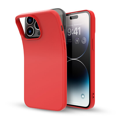 For iPhone 14 Pro Max,14,7,8,SE 2nd,3rd Gen 2022/2020 Liquid Silicone Case Cover