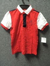 Image of Ferrari Childrens Polo Shirt Red Age 6 RRP £47 Ln044 JJ 19