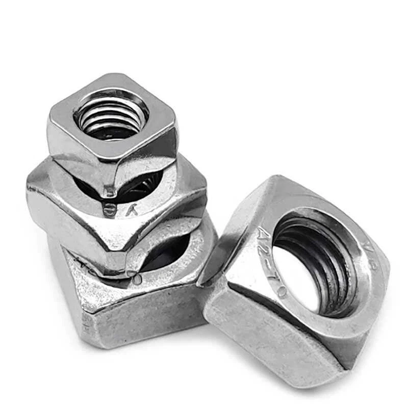 Quadratische Edelstahl Vierkantmutter Schiebemutter DIN 557 M3 M4 M5 M6 M8-M12 - Bild 3 von 4