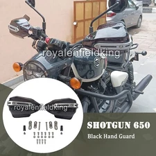 Fit For Royal Enfield Shotgun 650 "Tinted Black Color Hand Guard Kit"
