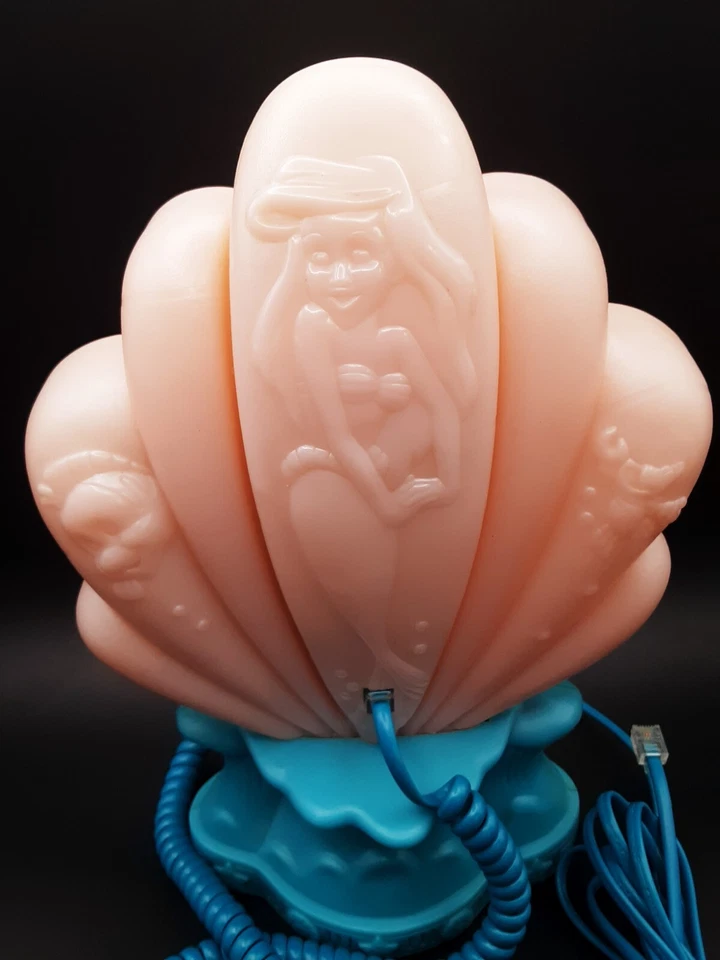 Винтажный стационарный телефон Little Mermaid Ariel BrookTel Disney - Изображение 4 из 4