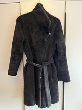 Marccain Doublesided Brown Shearling Coat. Size Fits Uk8