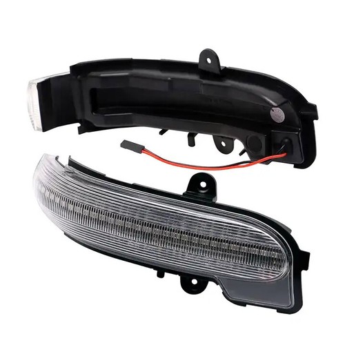 2x Dynamic LED Side Mirror Turn Signal Light For Mercedes W203 C-Class 2004-2007 - Foto 3 di 8