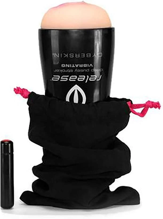 Topco Cyberskin Release Deep Pussy Stroker, Vibrador de Carne Foto 2 de 4