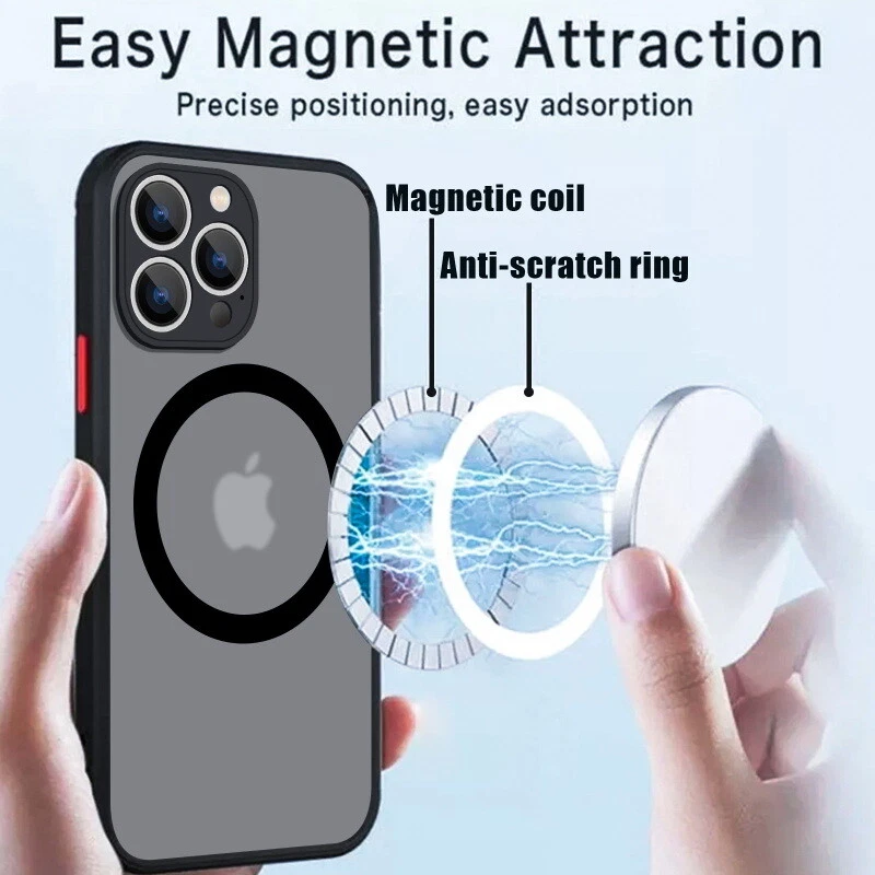ShockProof Magsafe Case For iPhone 17 16 Pro Max 15 14 13 12 11 8 Magnetic Cover - Image 2 of 4