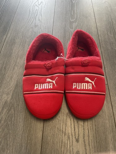 NEW Puma Tuff Mocc Slippers Size 9 Red