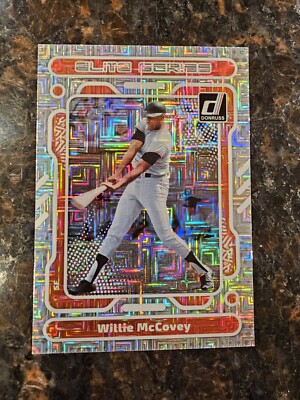 2023 Panini Donruss Elite Series Insert #E6 Willie McCovey Vector Parallel 